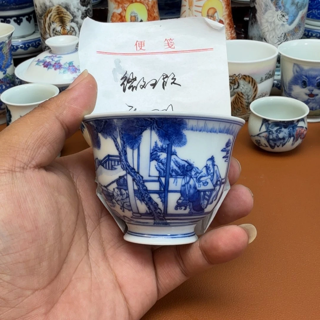 杯子景德镇全手工手绘陶瓷