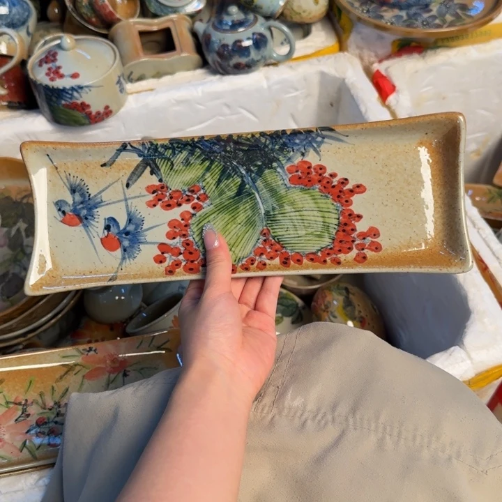 瓷片景德镇陶瓷手工手绘