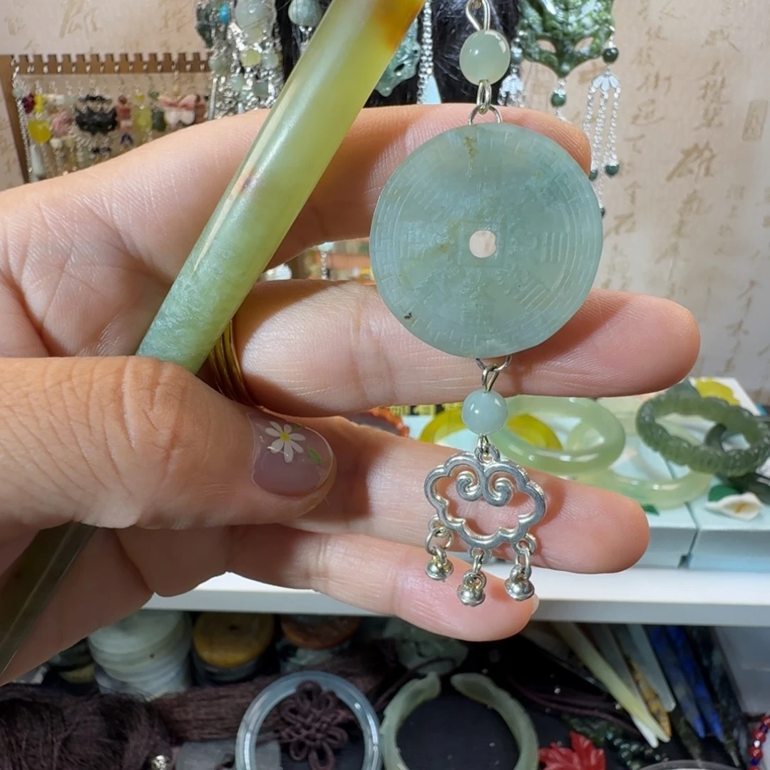 岫玉未镶嵌发簪福利款
