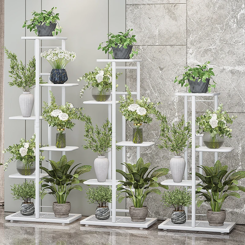花架子客厅落地式家用阳台置物架室内绿萝盆栽花盆架植物摆放层架