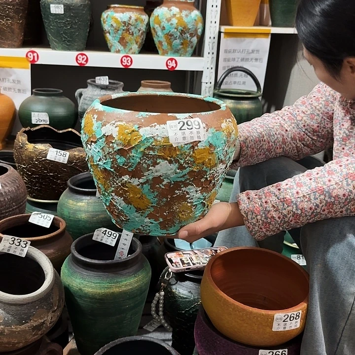 23彩绘高度20口径19