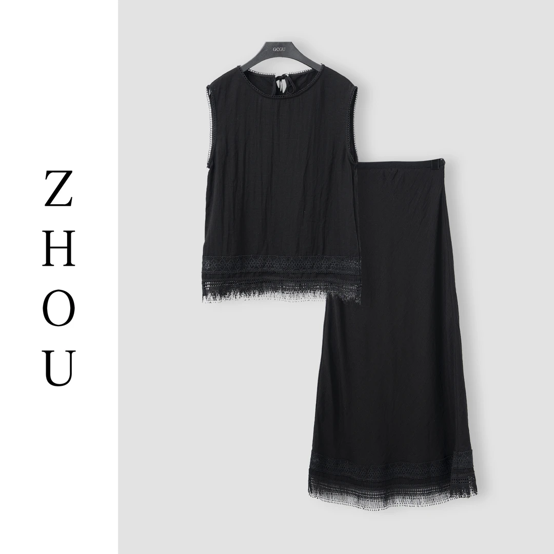 （周哥甄选）黑色时尚套装-21358