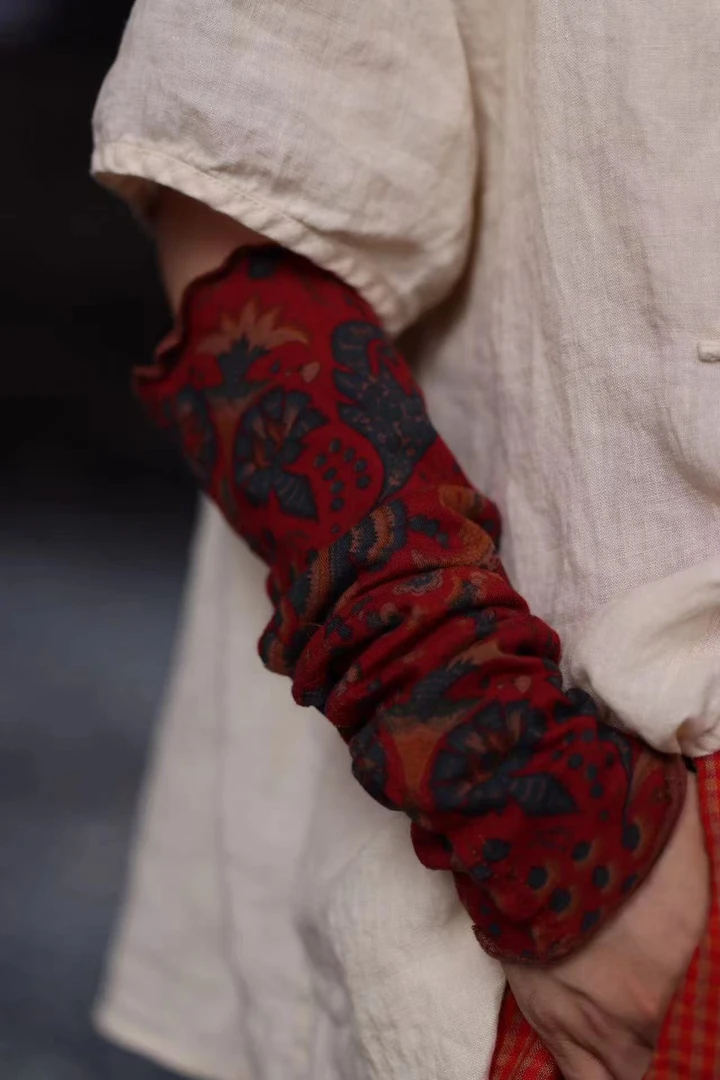 衣路护袖护腿女士复古百搭透气