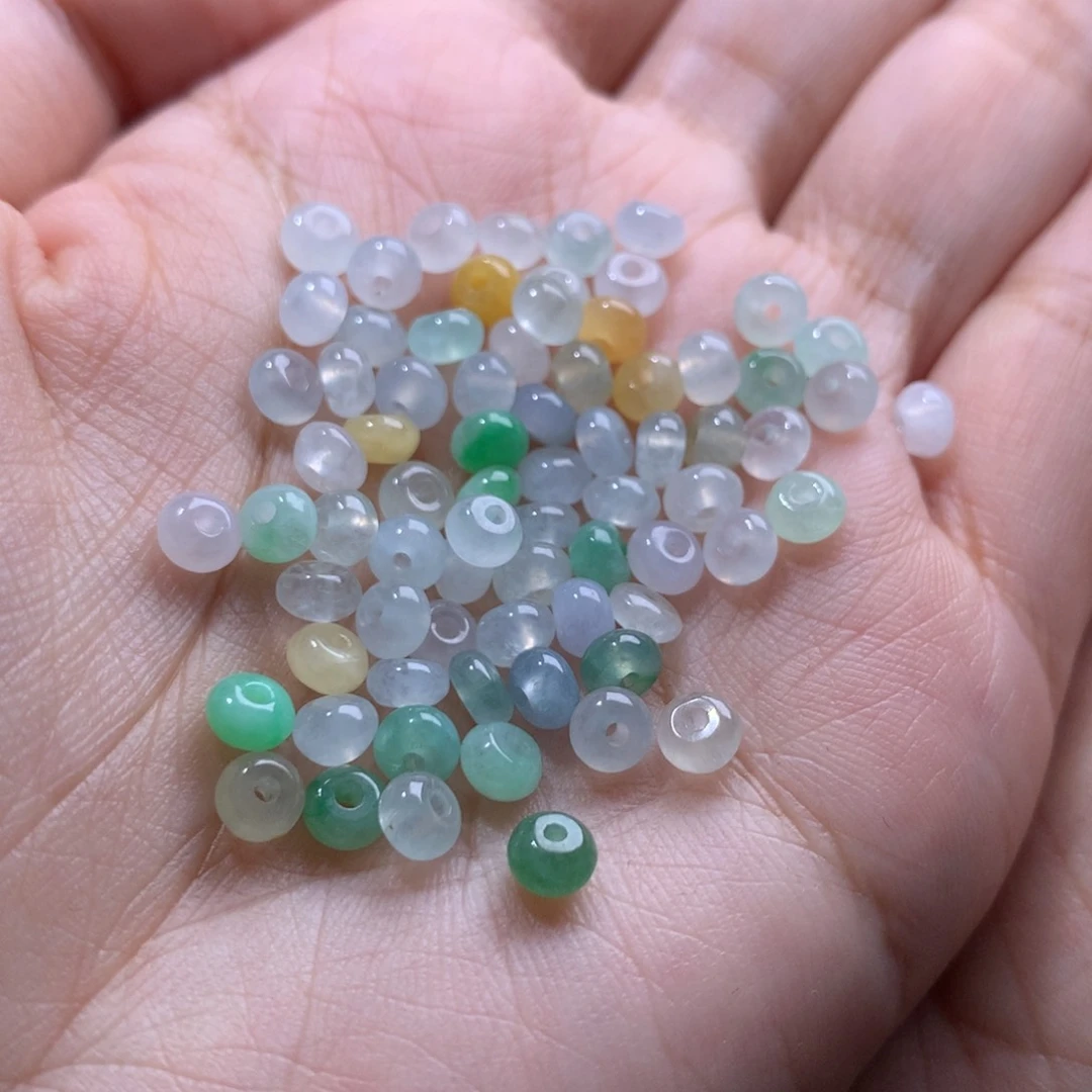 散珠翡翠?****?多样性发货65颗