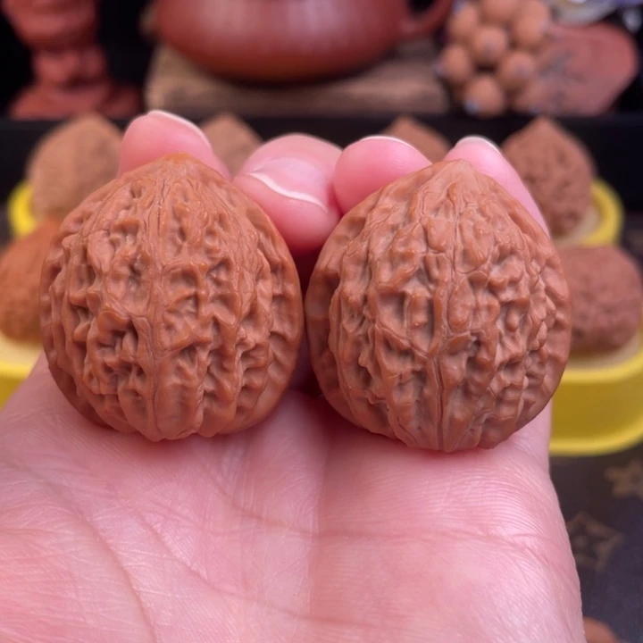 吊坠文玩核桃金牛34