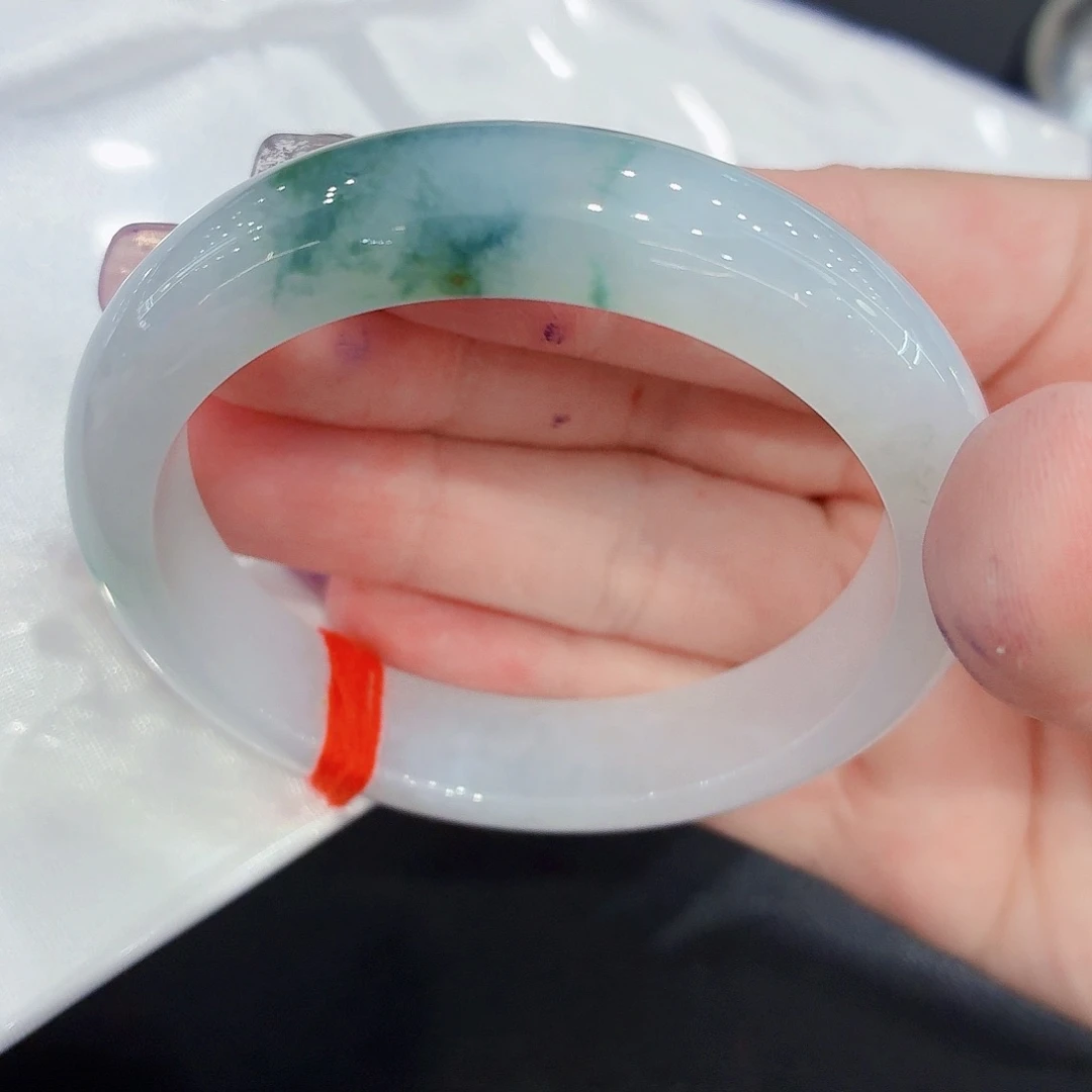 未镶嵌手镯翡翠天然缅甸翡翠手镯54