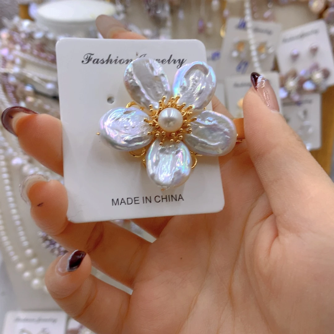 淡水珍珠耳饰银S925镶嵌