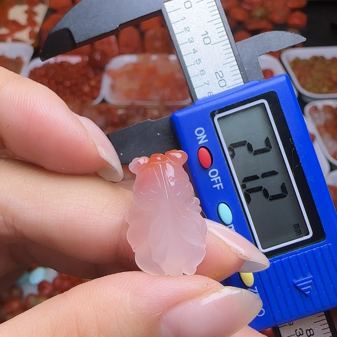 南红玛瑙未镶嵌吊坠(不含链)