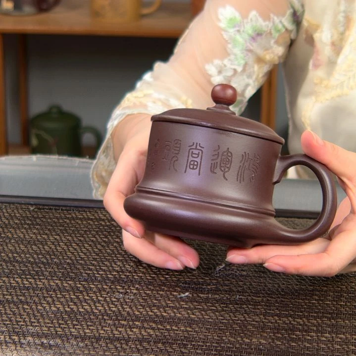 茶杯紫砂高货放漏
