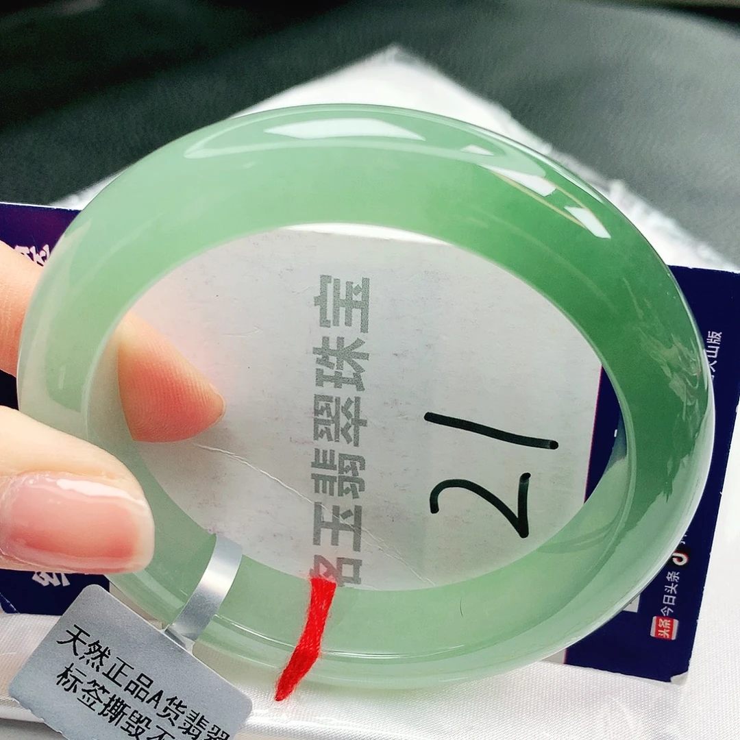 翡翠未镶嵌手镯缅甸天然a货翡翠手镯