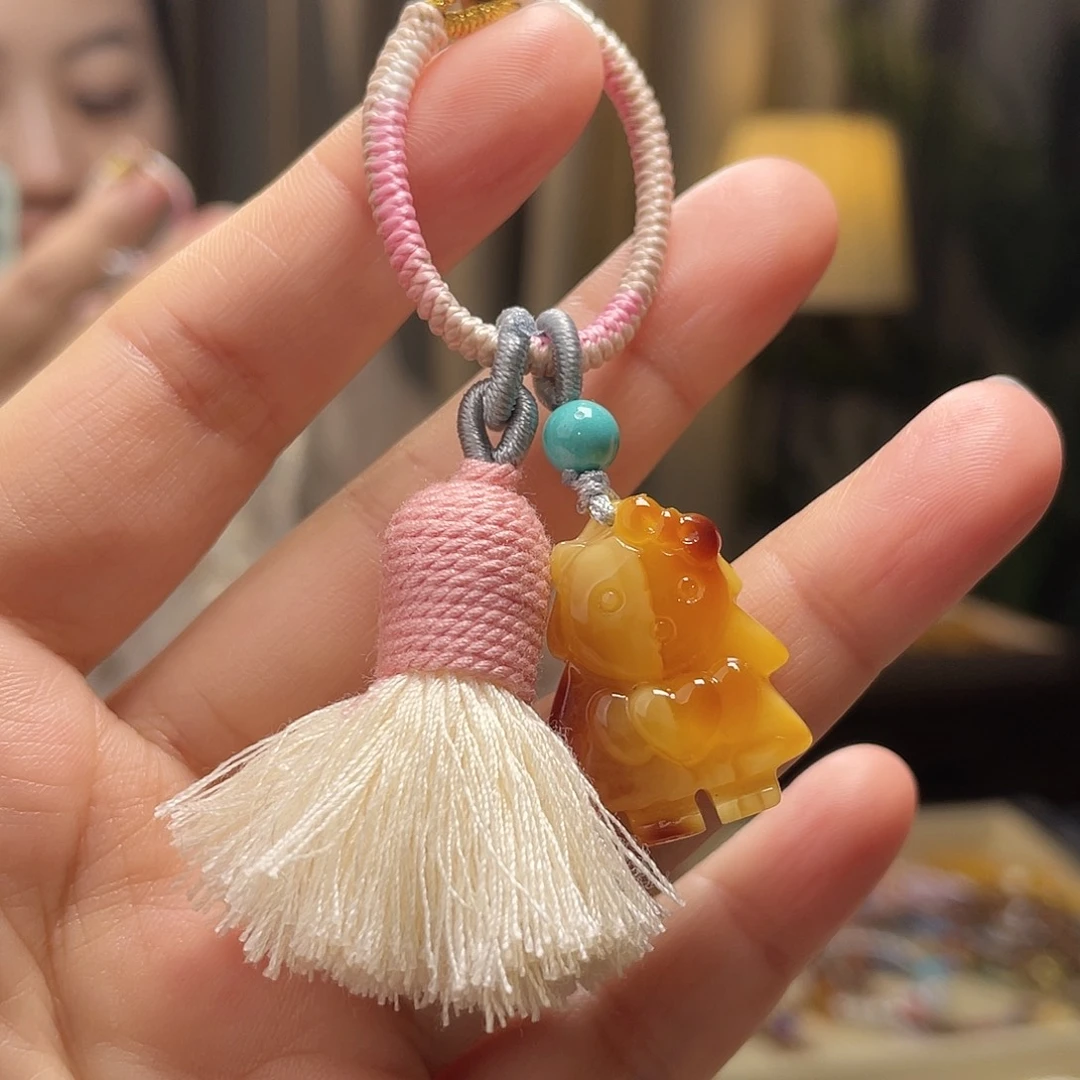 蜜蜡未镶嵌裸石吊坠