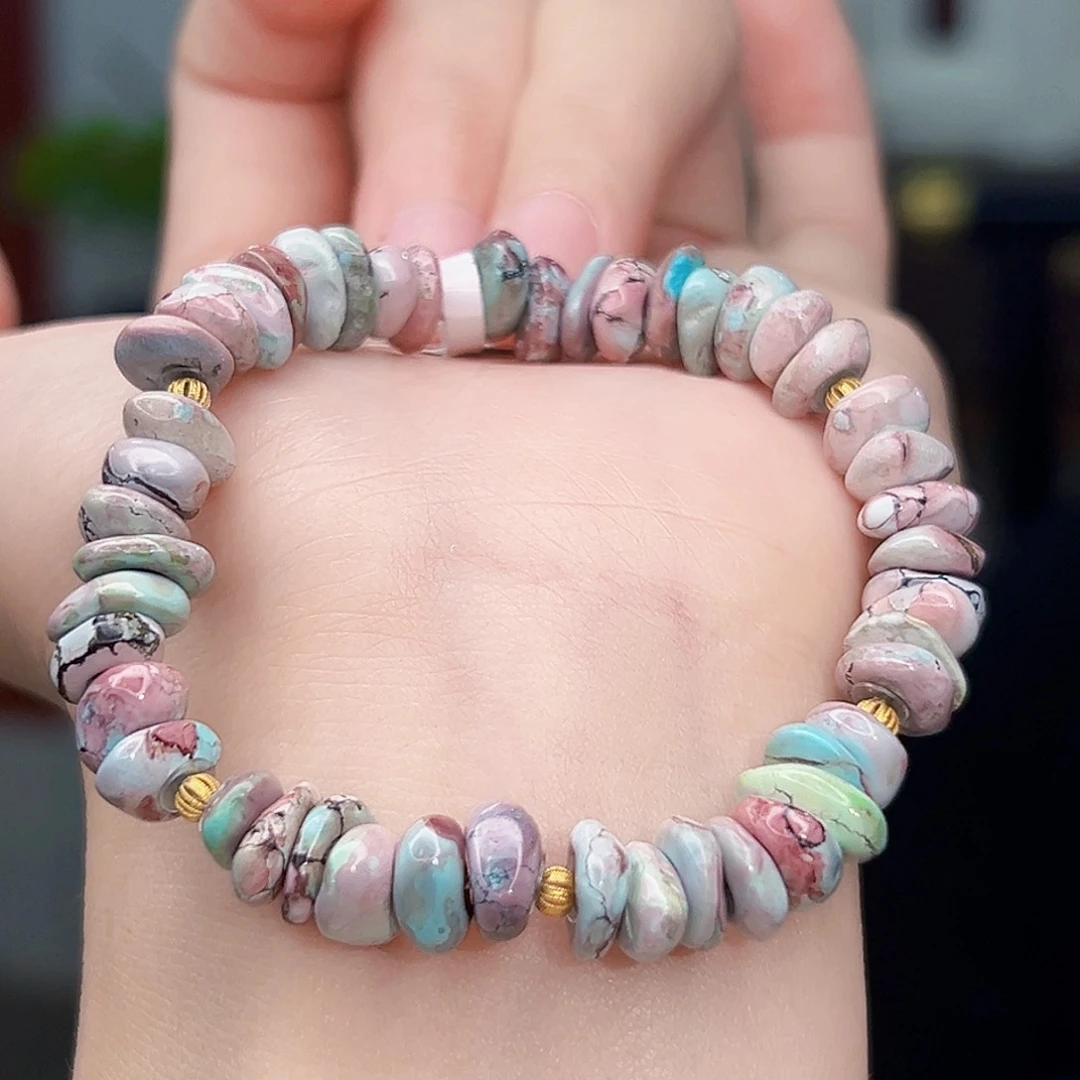 18K金镶嵌绿松石珠宝奇石