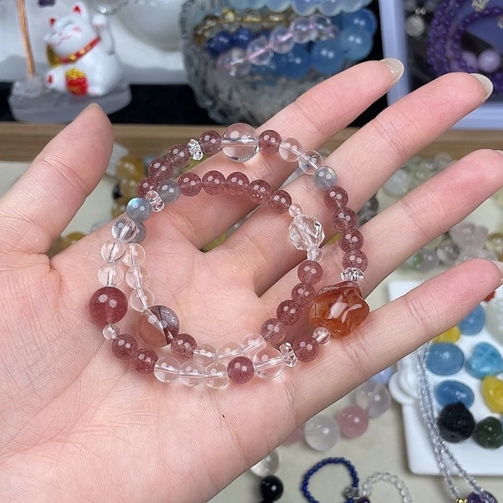 银S925镶嵌耳饰紫晶莫*卡