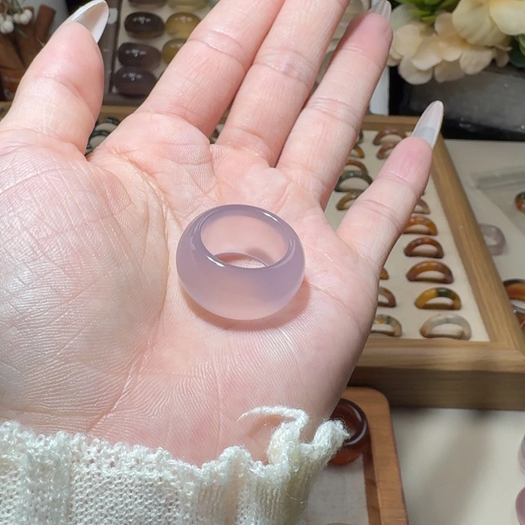 玛瑙/玉髓未镶嵌戒圈