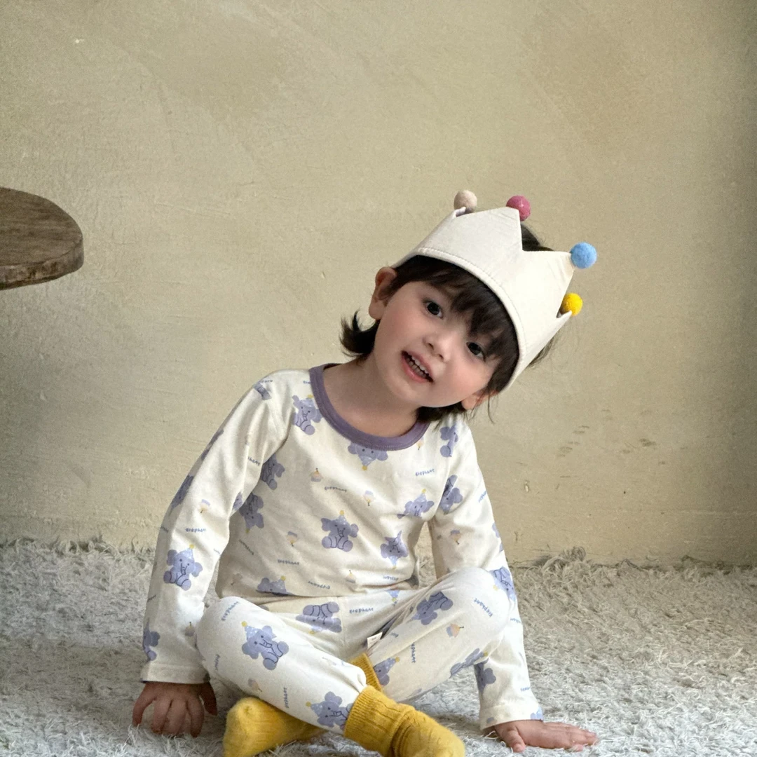 2025款男童女童家居服秋冬套装GLK2501