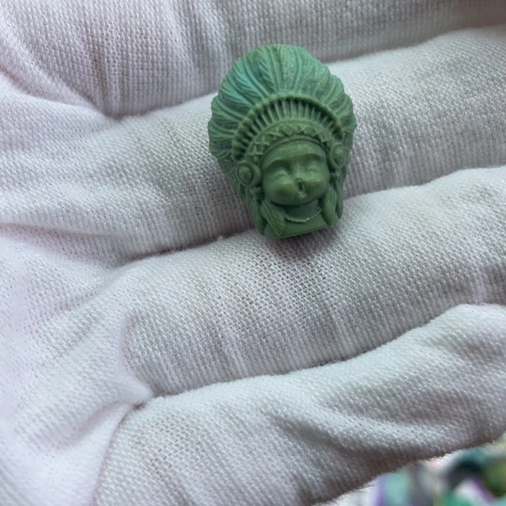 未镶嵌绿松石珠宝奇石