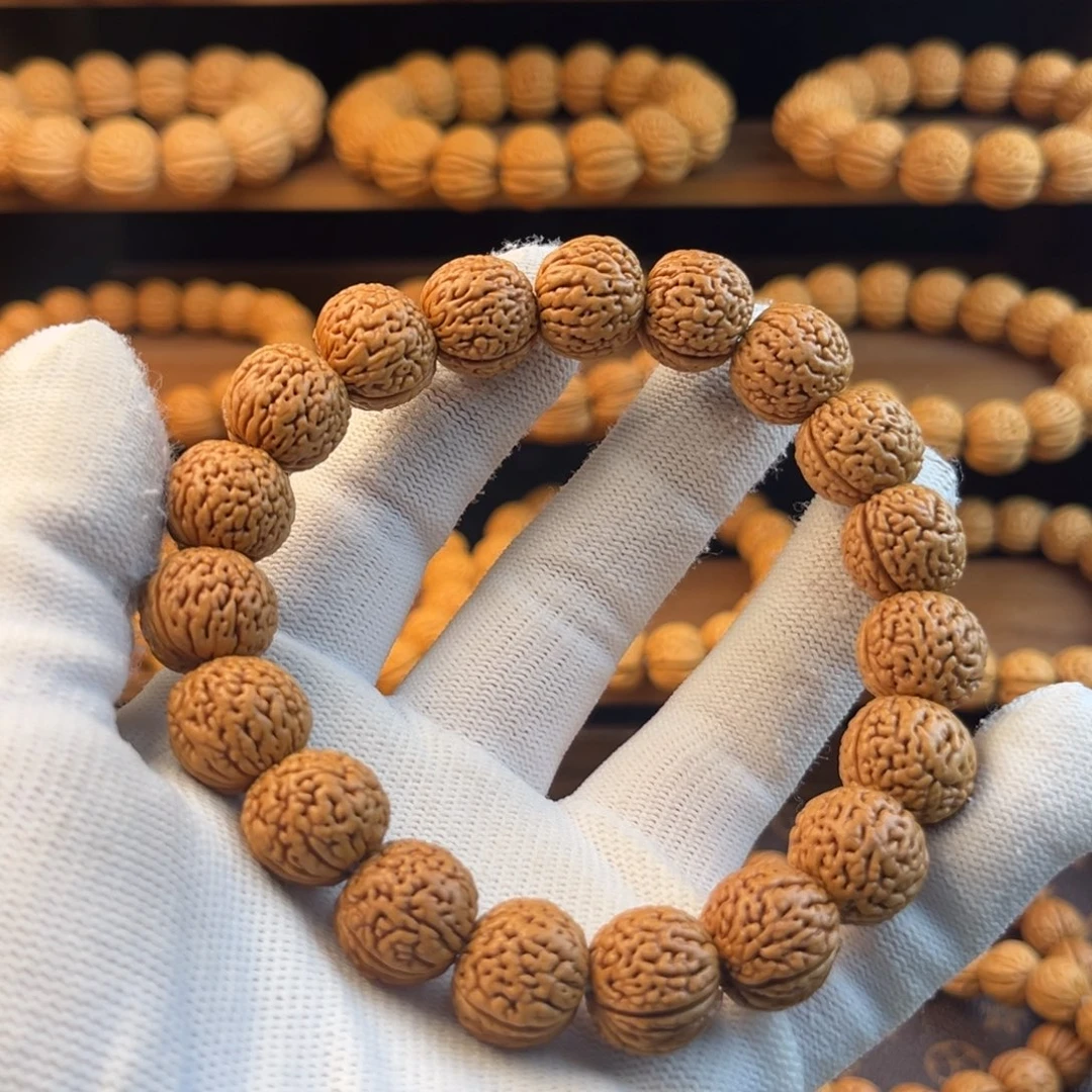 桃核手串野生圆法师