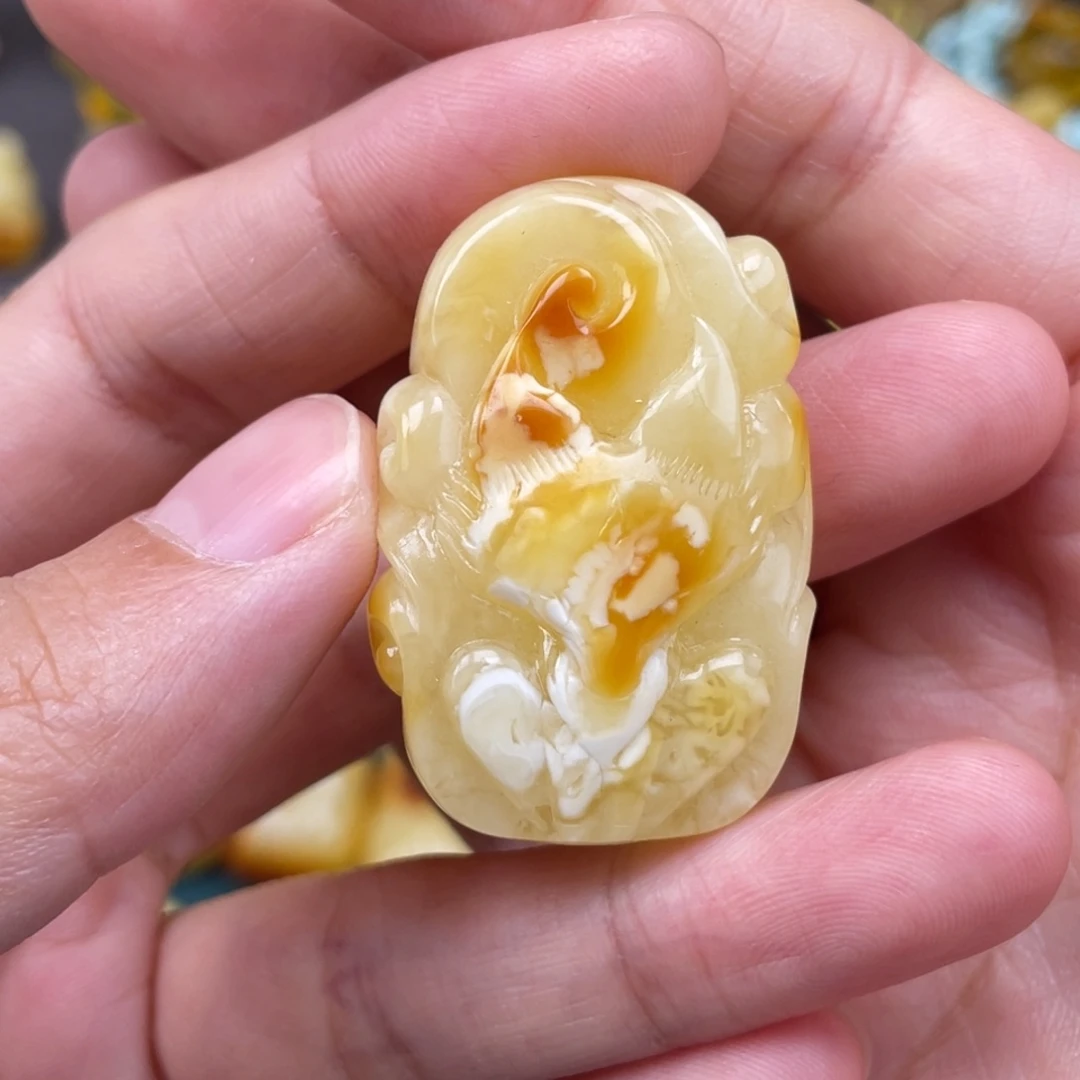 裸石琥珀未镶嵌蜜蜡