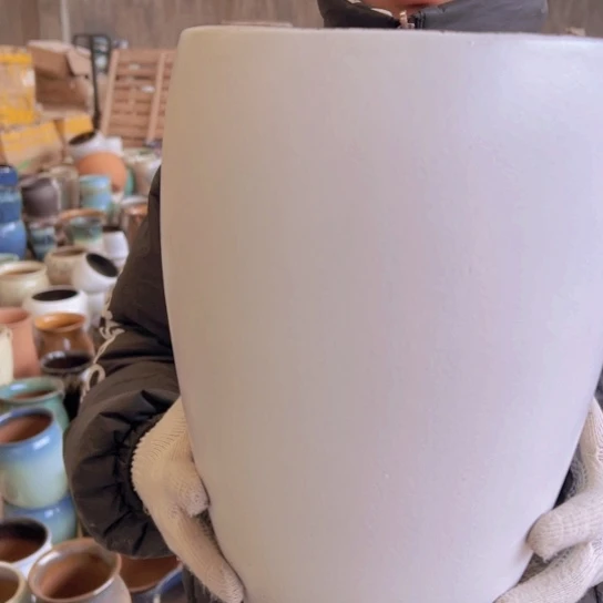 紫砂花盆高33口22———-