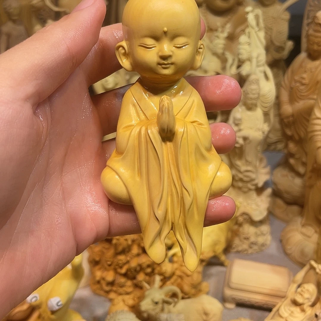 黄杨木黄杨木坐禅和尚