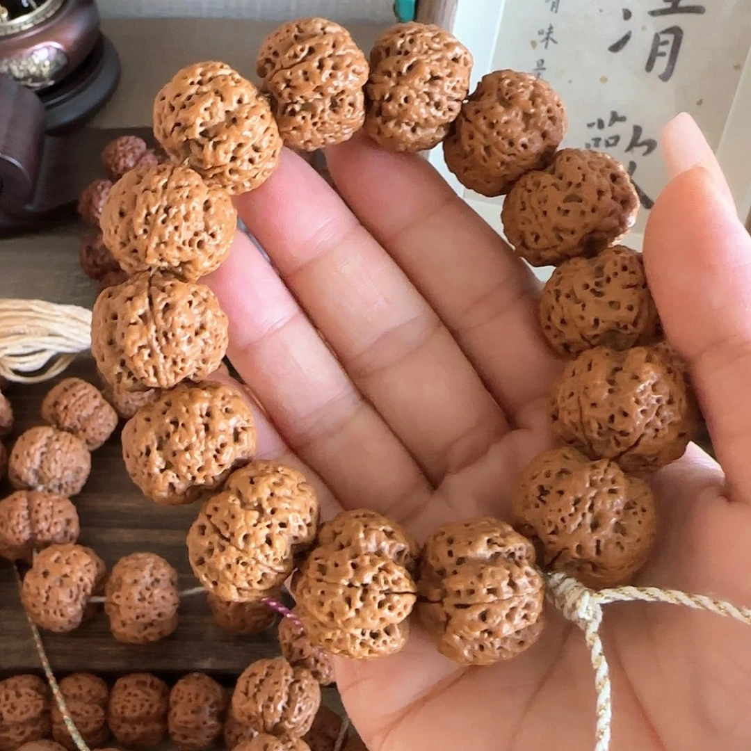 寶***哥手串库克黄皮爆肉梅花