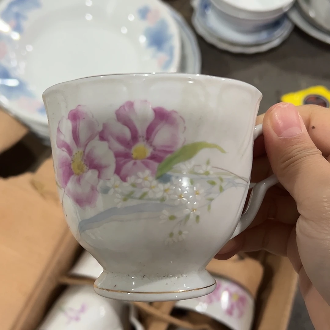 醴陵直播供货基地咖啡杯 微瑕 釉上