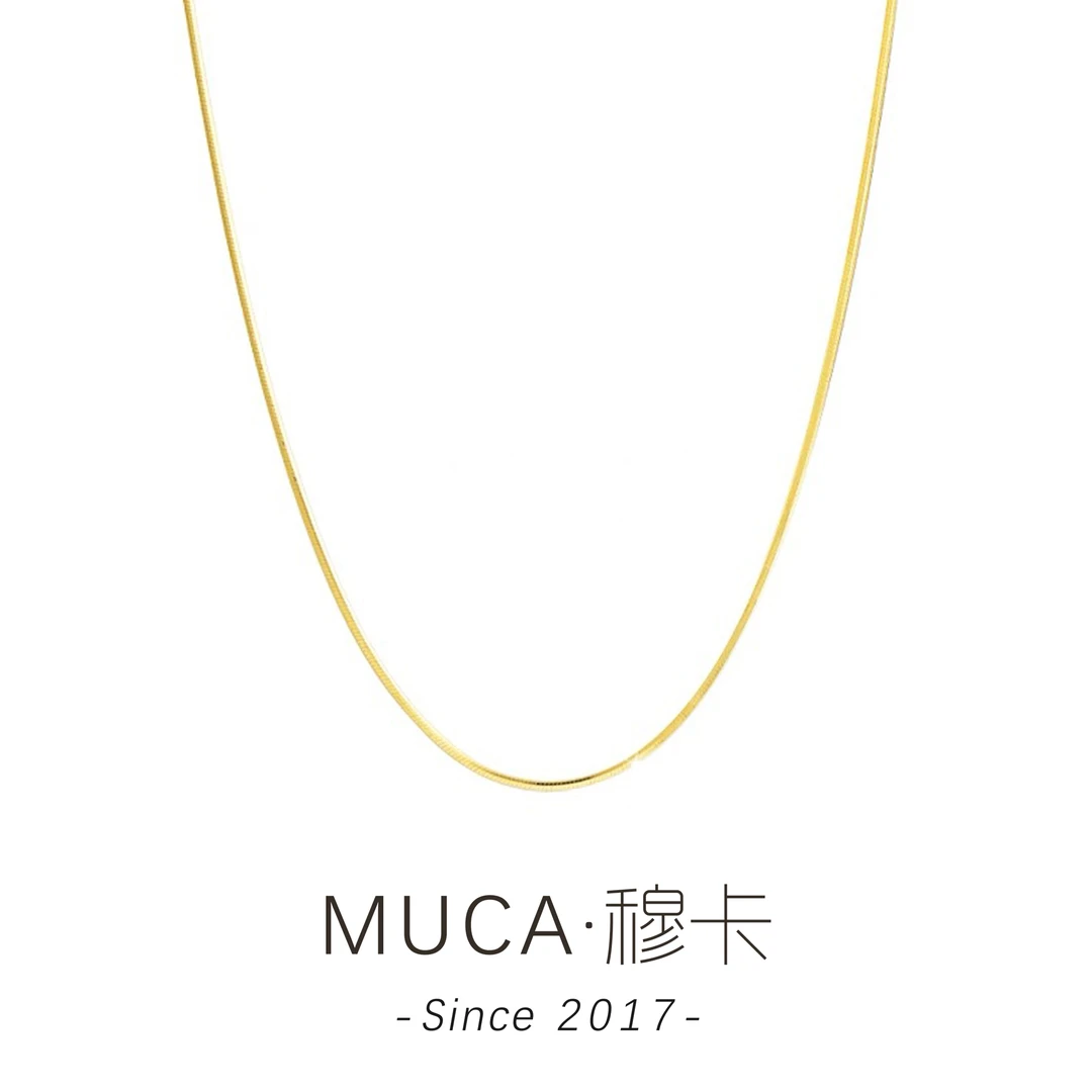坠链均925银 【素蛇骨】法式时尚素款简约百搭轻奢小众锁骨链A1368