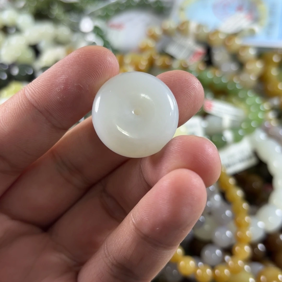 和田玉未镶嵌手链153