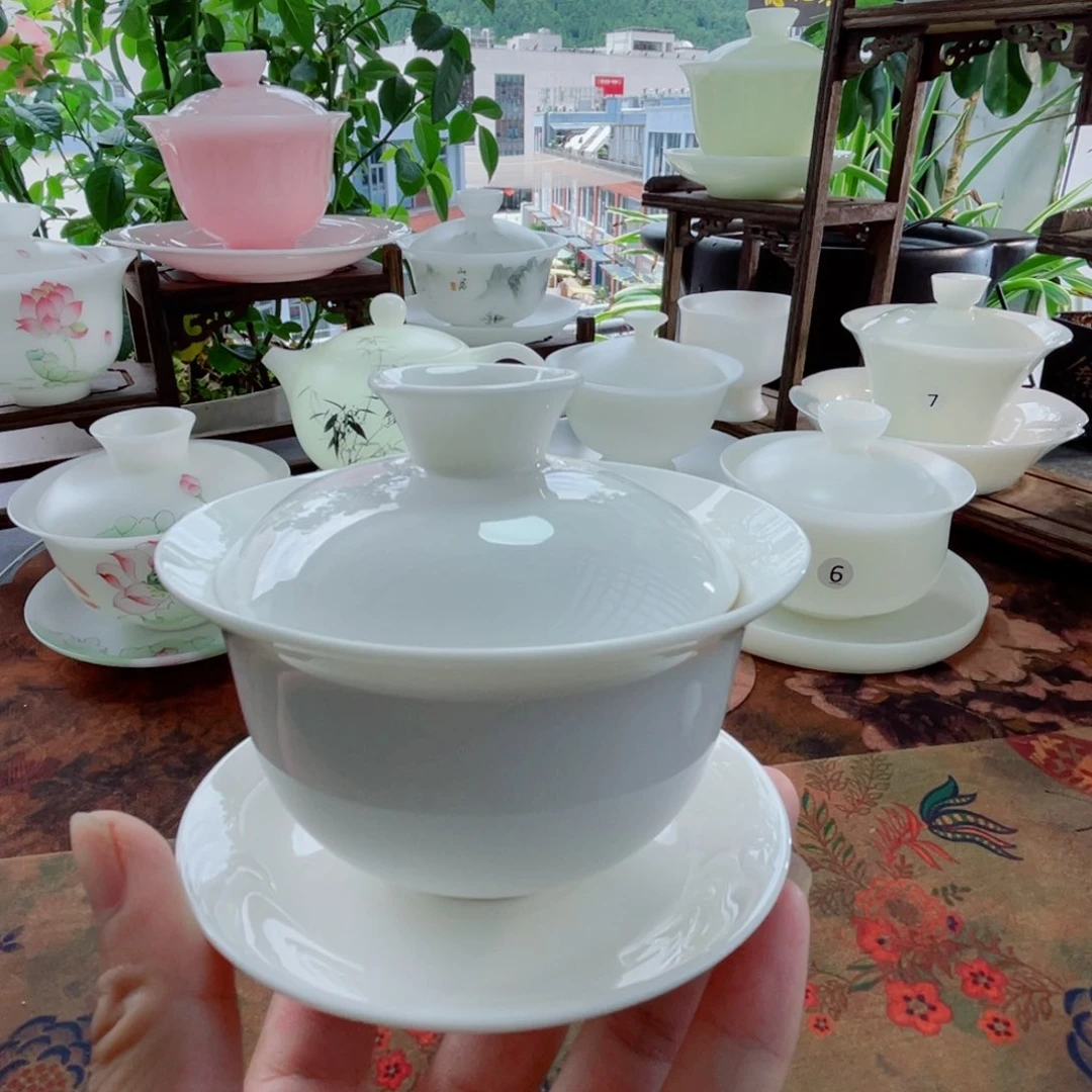 羊脂玉三才元宝150ml