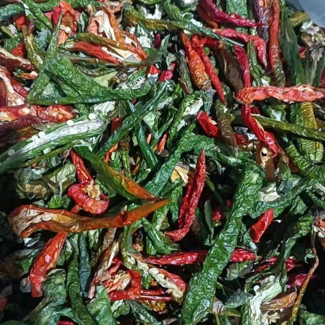 辣椒干青辣椒皮中辣绿辣椒圈晒干绿色干辣椒农家青辣椒干青辣椒丝