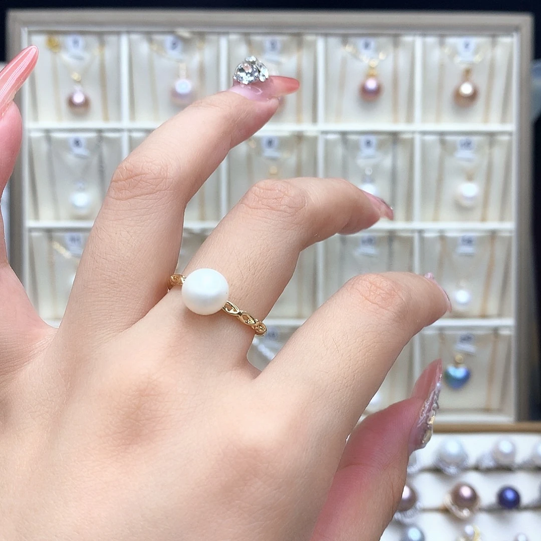 淡水珍珠合金颈饰