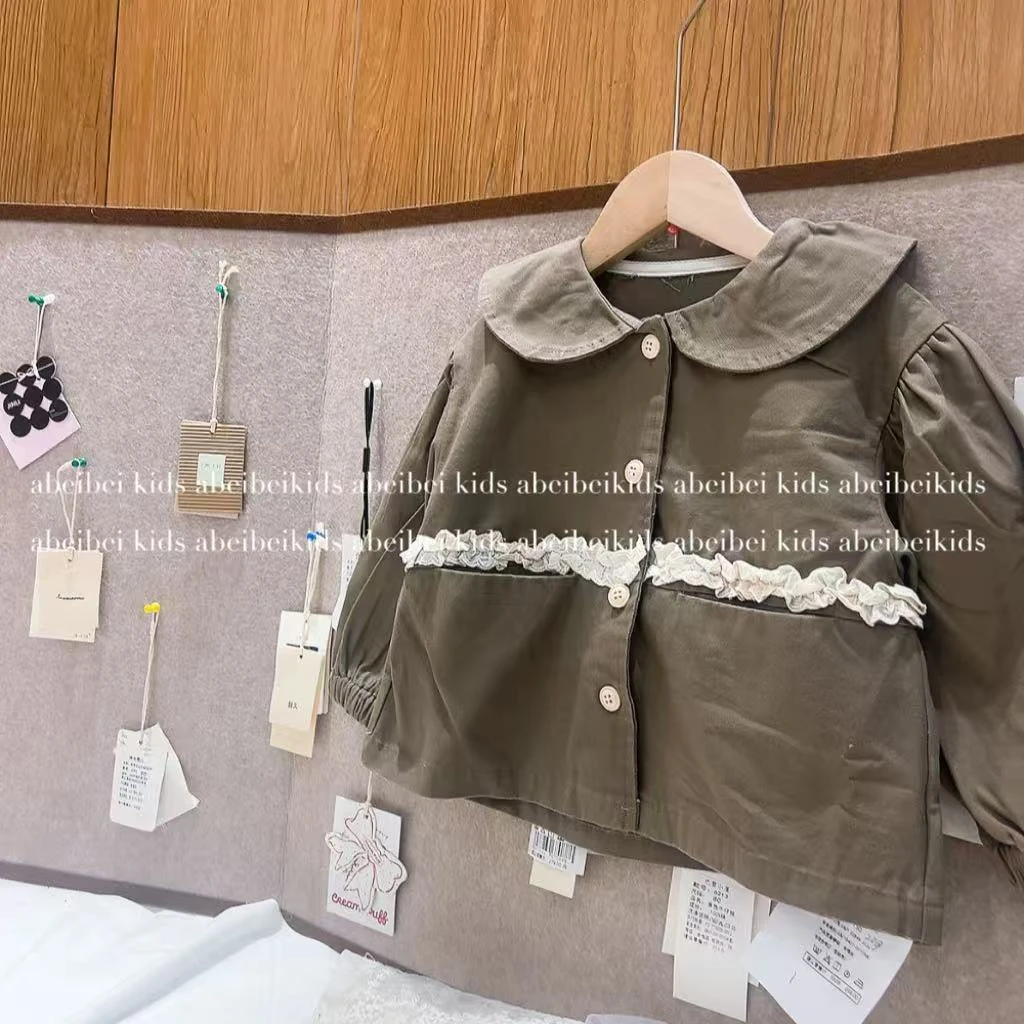 【B8】非凡120拼色风衣童装