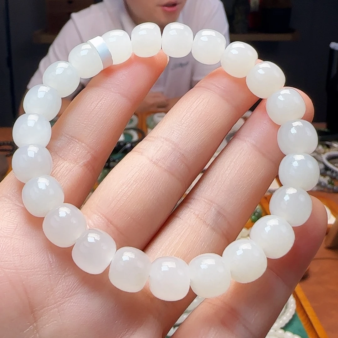 和田玉未镶嵌手链