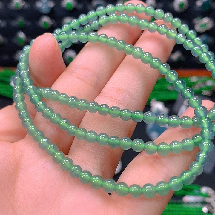 翡翠未镶嵌颈饰项链4