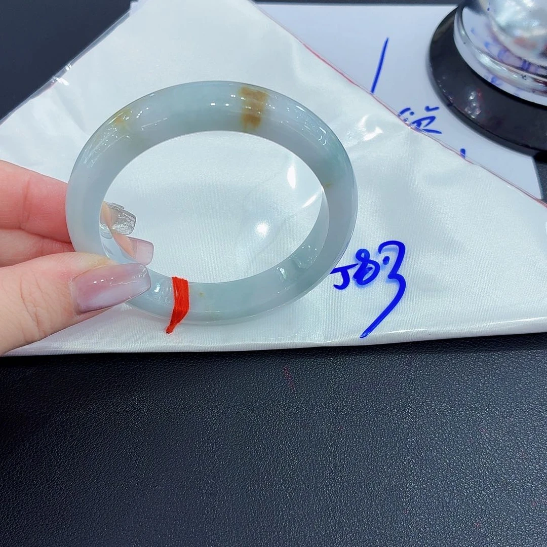 翡翠未镶嵌手镯天然缅甸翡翠手镯58