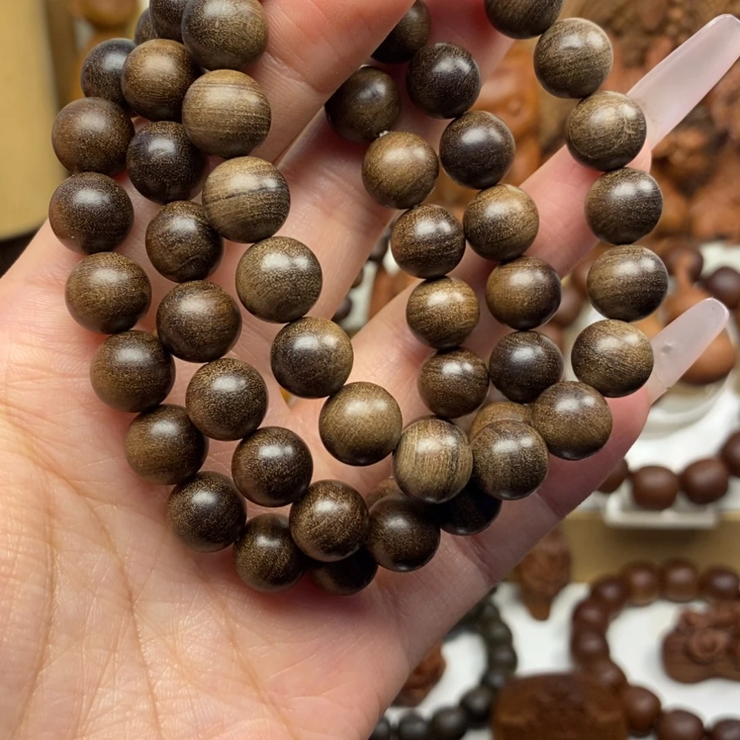 檀香木手串/手链迈索尔老山檀香1.0奶香，瑕疵随机发