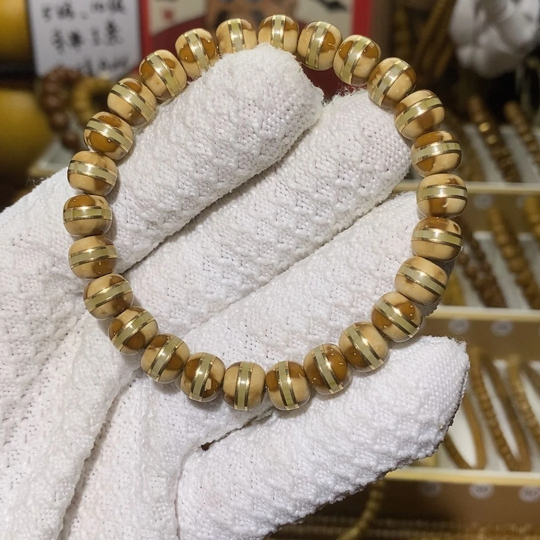 紫金鼠手串什**芦双腰带单圈