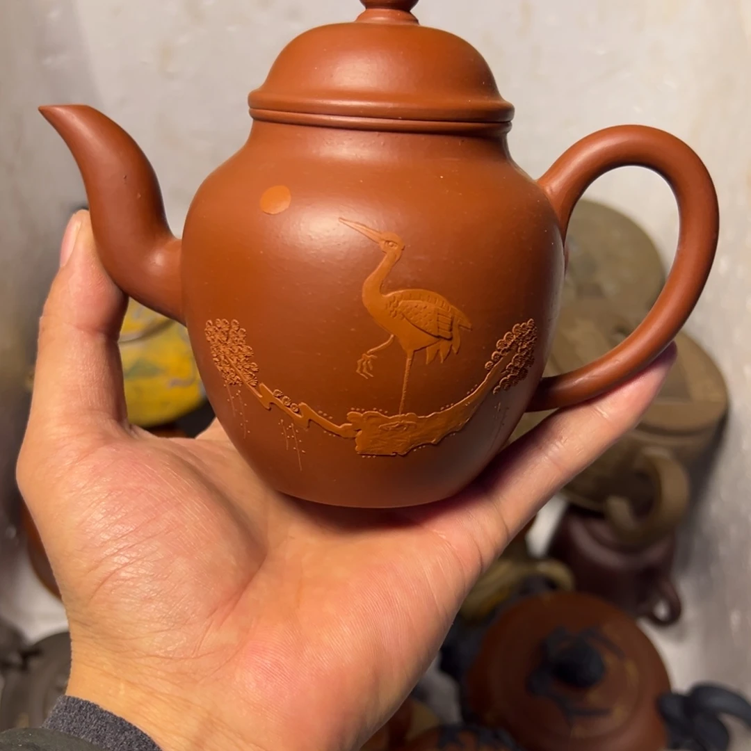 紫砂茶壶宜兴原矿紫砂壶350毫升容量