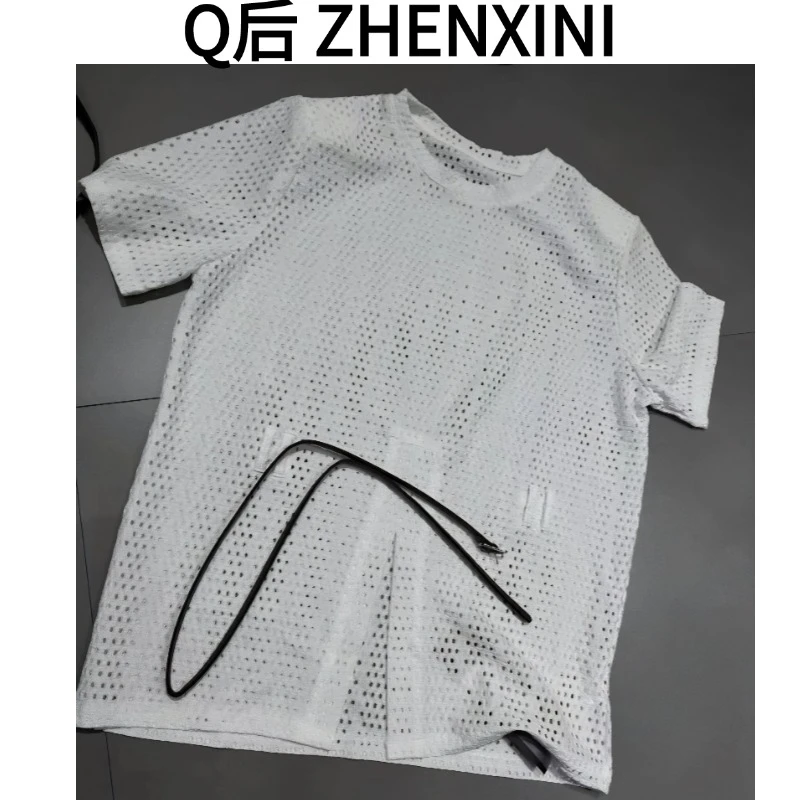 萍萍名品.【春晓】25当季新款镂空洞洞时尚上衣