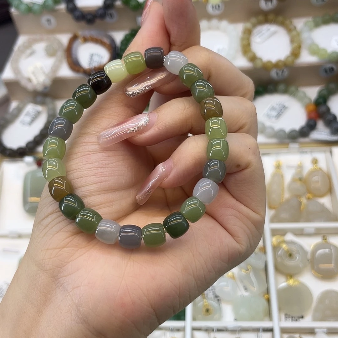 和田玉未镶嵌手串