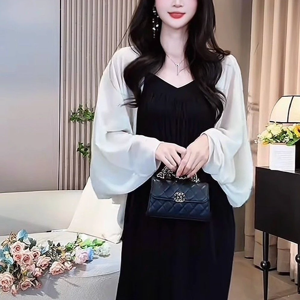 冰丝防晒开衫女薄款小披肩夏季新款大码胖mm古风罩衫长袖外套上衣