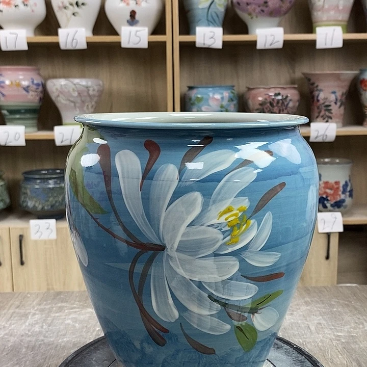 缸13xc景德镇陶瓷花盆