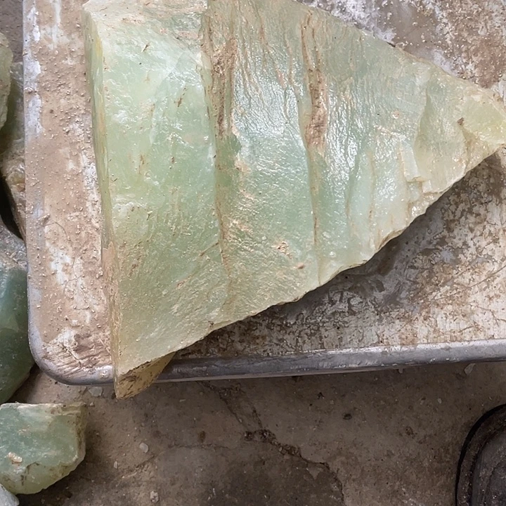 白***三蛇纹石玉未镶嵌天然岫玉多样性发一