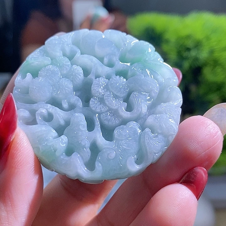 【闪购商品】翡翠挂件未镶嵌仿古