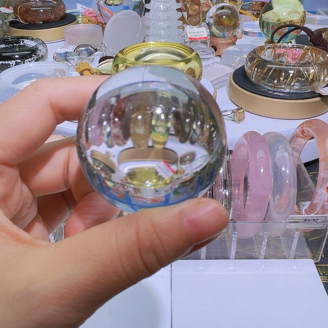 珠宝半成品未镶嵌水晶天然白水晶球