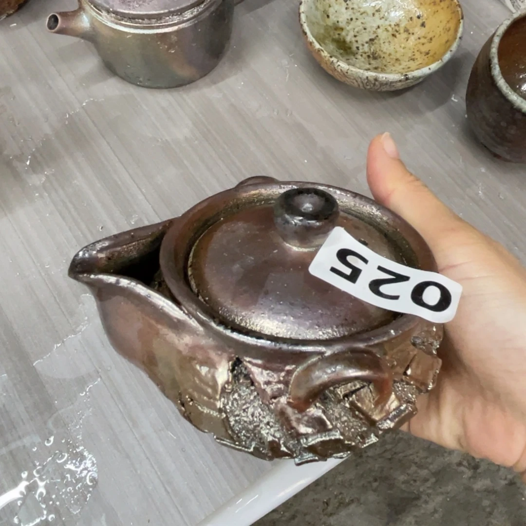 无***声柴烧茶壶柴烧茶壶