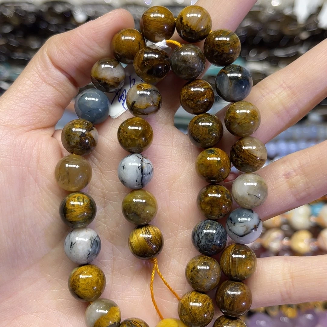 水晶颈饰未镶嵌天然彼得卡10.8长条38厘米