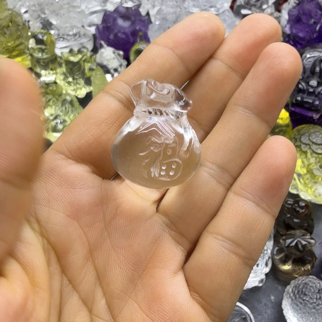 豆****未镶嵌吊坠(不含链)水晶