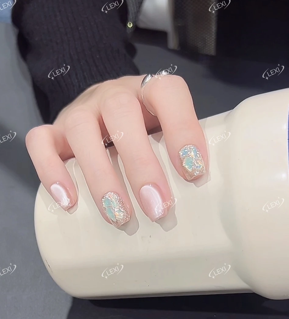 【琉璃金盏】纯手工猫眼显白纯欲温柔美甲气质穿戴甲10贴片