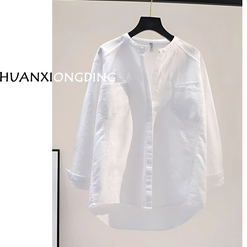 衬衫外套女2025春秋款爆款洋气欧货百搭宽松时尚休闲长袖时尚衬衣